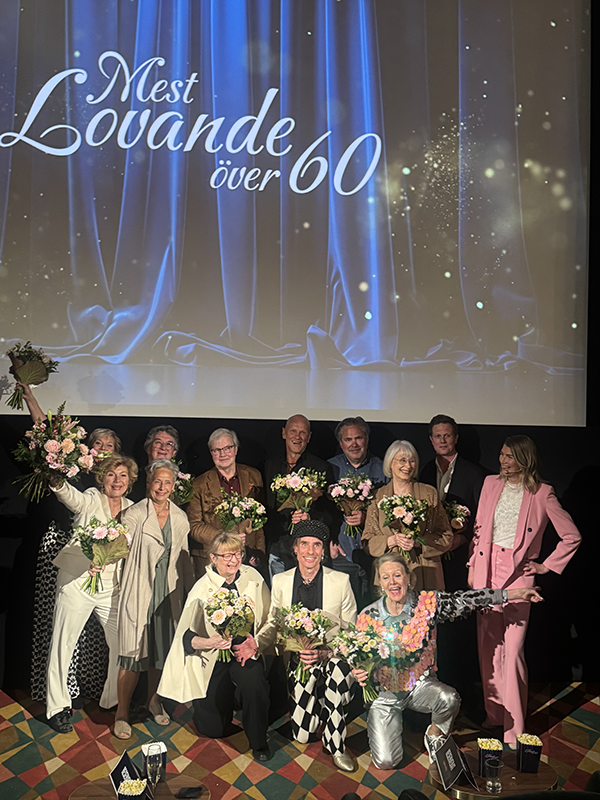 Alla vinnare och juryn för Mest lovande över 60